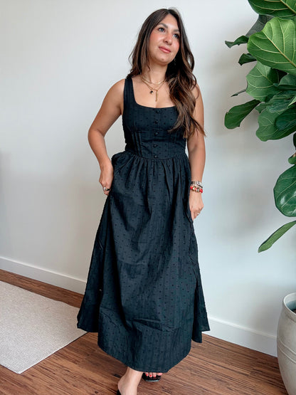 Ginni Black Bustier Dress