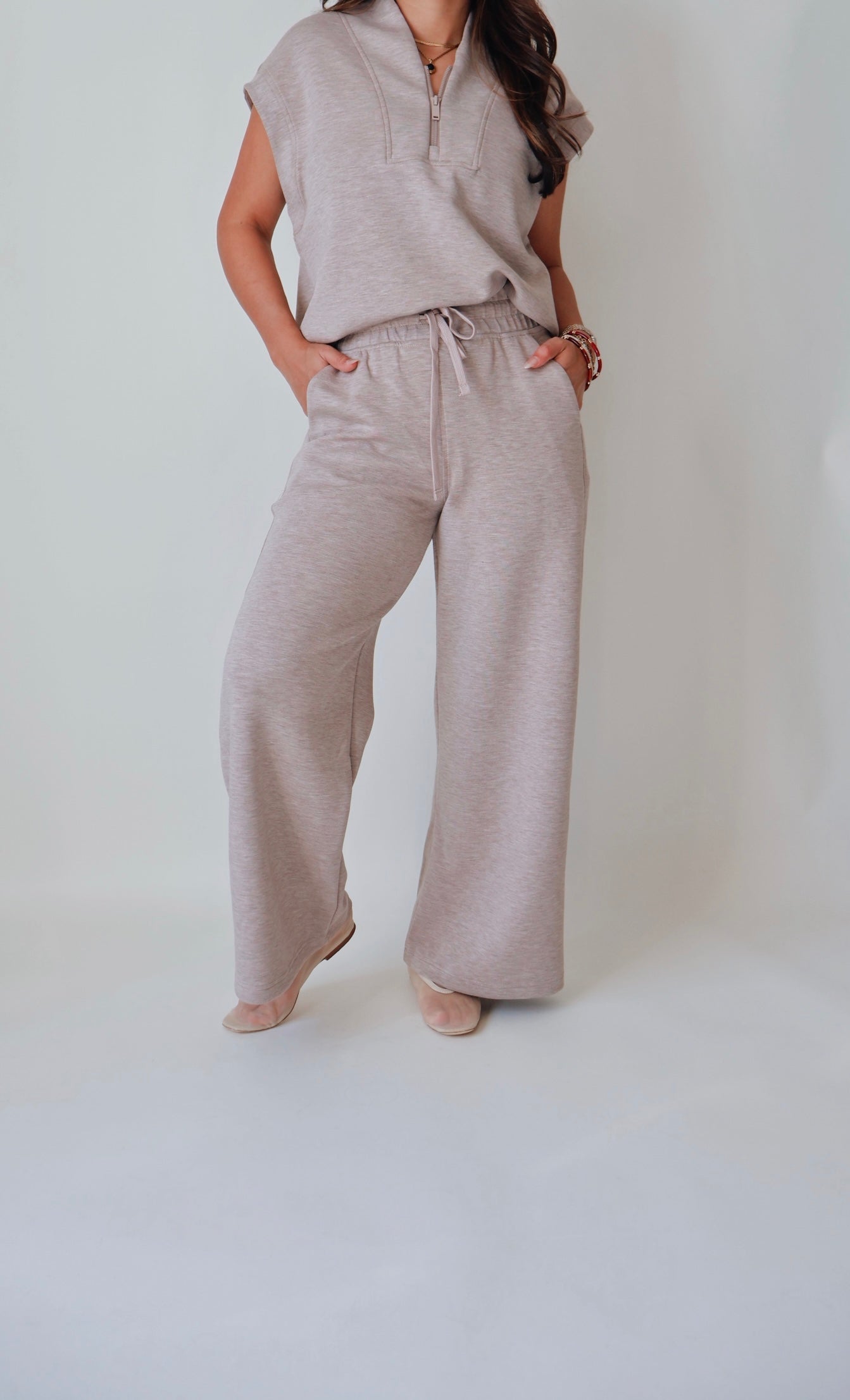 Mocha Wide Leg Pants
