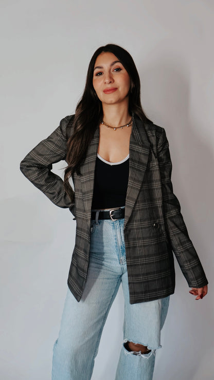 Jules Plaid Blazer