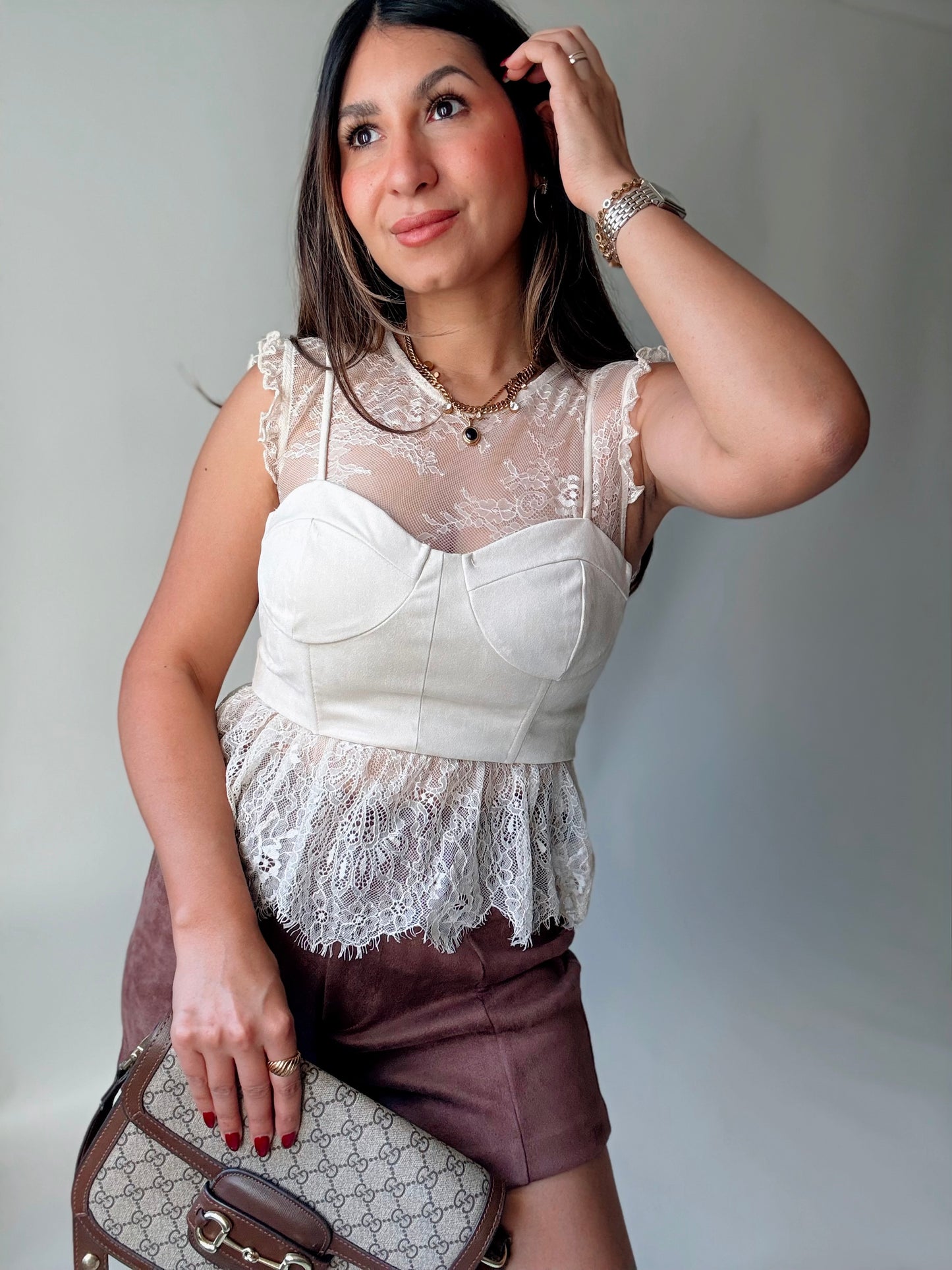 Soft Lace Corset Top