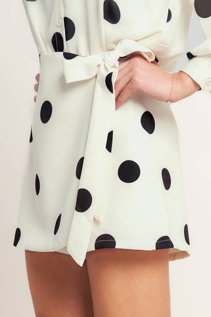 Polka Dot Skort