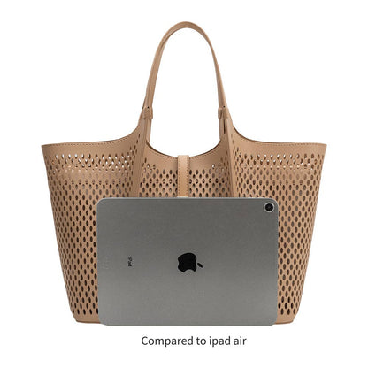Malia Sage Vegan Leather Tote Bag