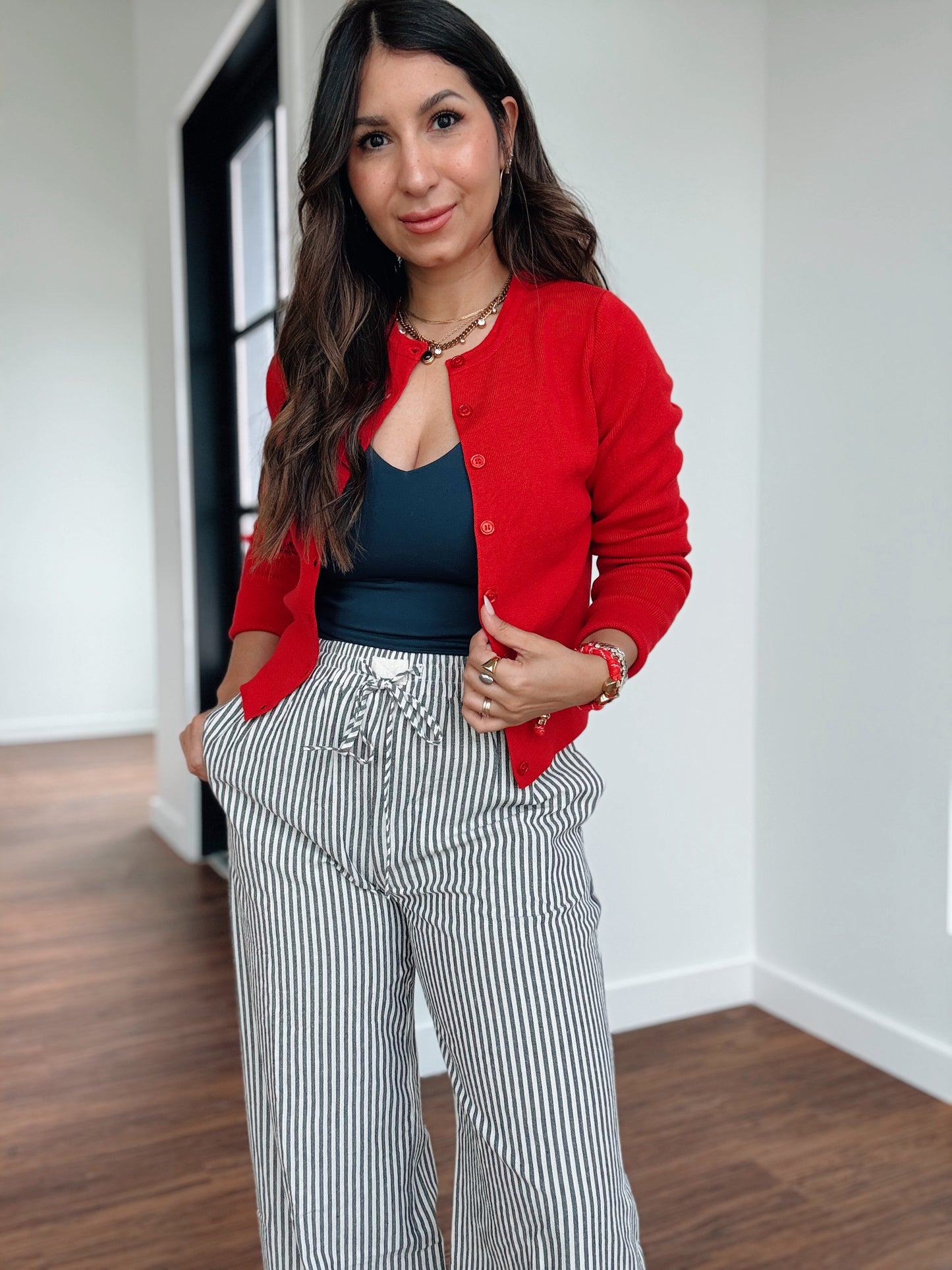 Candy Red Cardigan