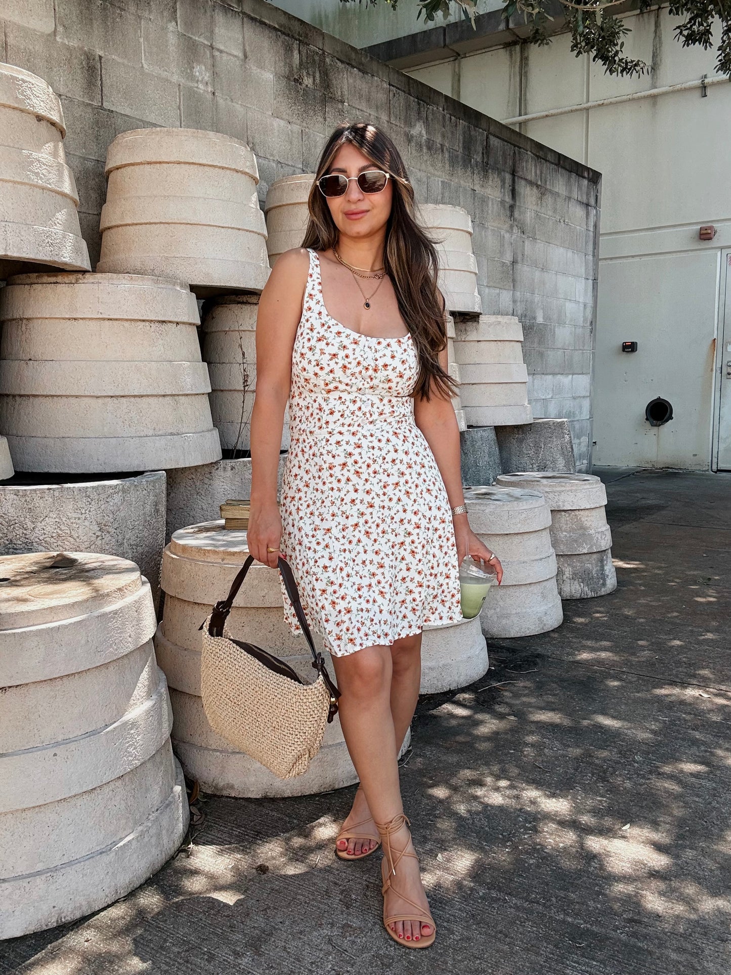 Dainty Floral Mini Dress