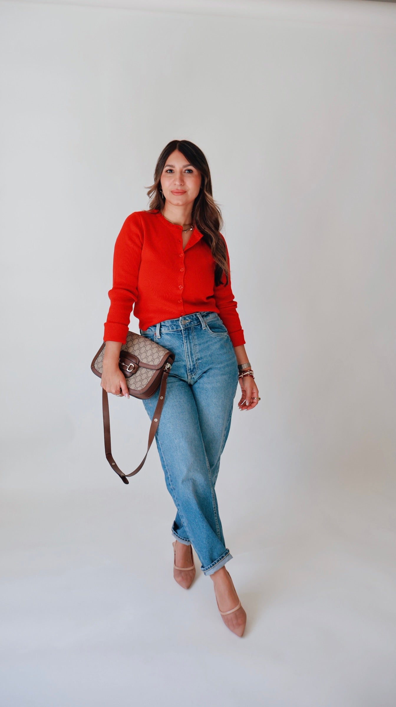 Candy Red Cardigan