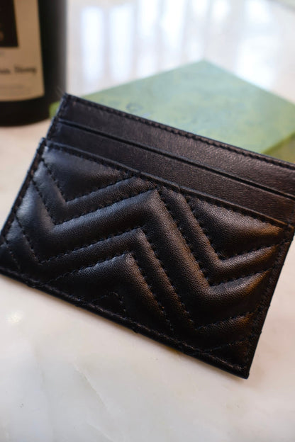 GG Black Card Wallet