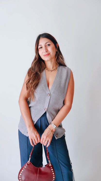 Heather Gray Sweater Vest