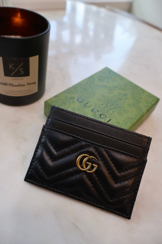 GG Black Card Wallet