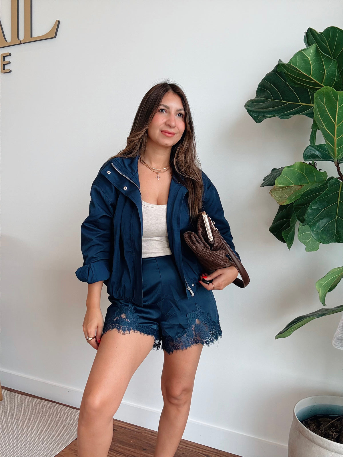Navy Bomber Jacket