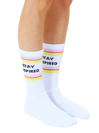 "Stay Inspired" Socks