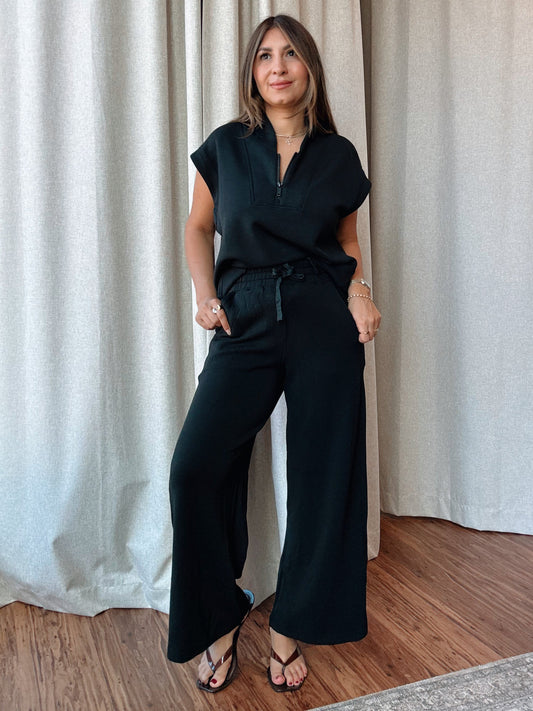 Black Scuba Pants