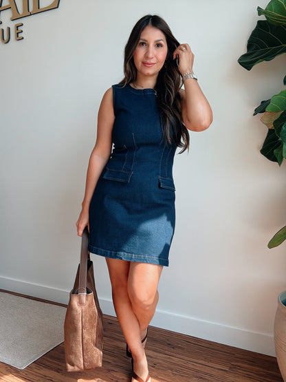 Denim Mini Dress
