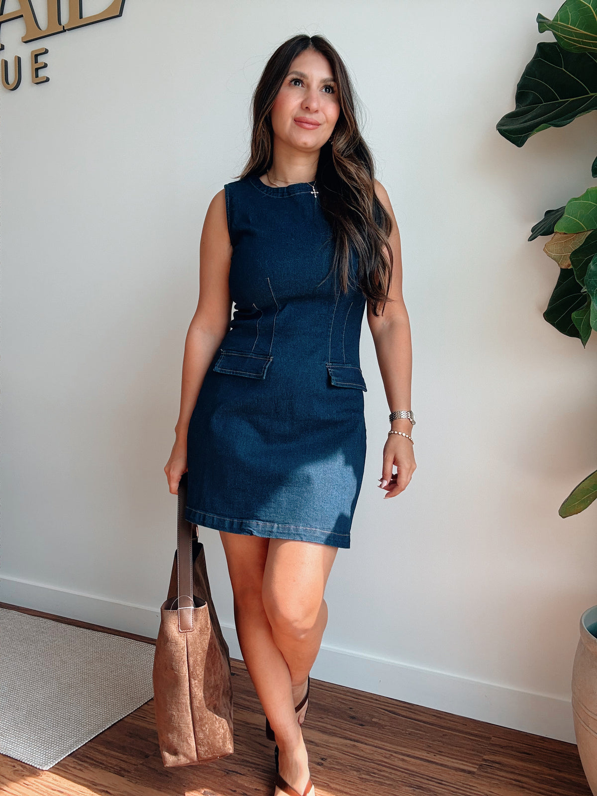 Denim Mini Dress