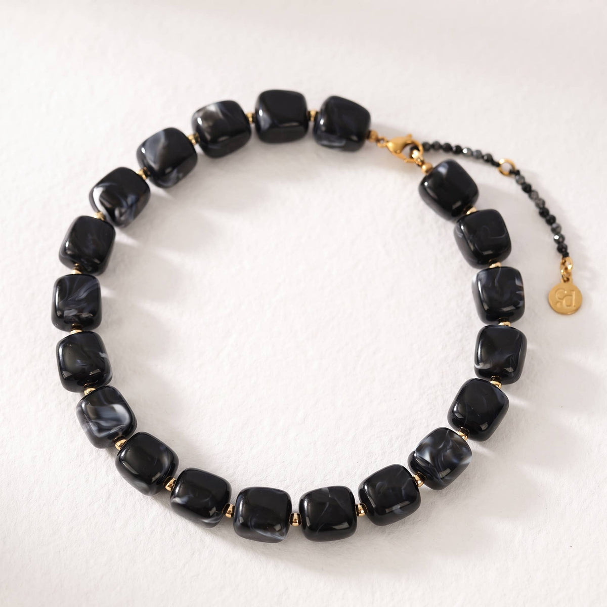 Chunky Black Necklace