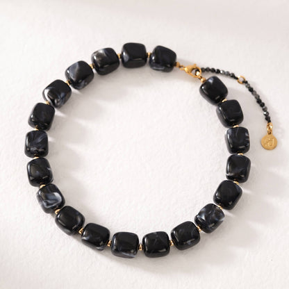 Chunky Black Necklace