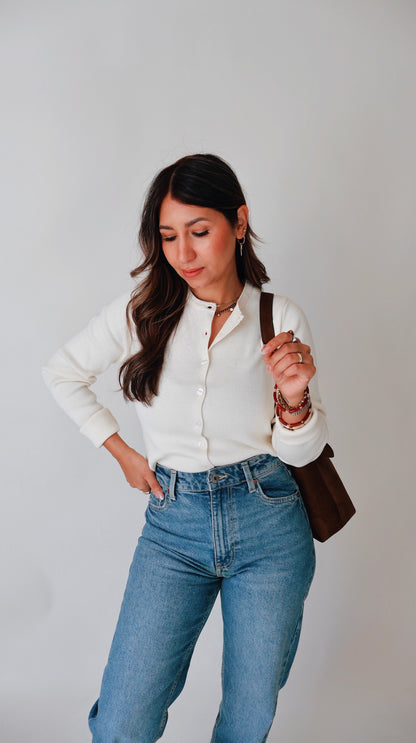 Original Soft White Cardigan
