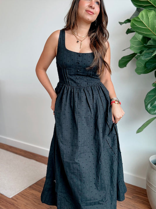 Ginni Black Bustier Dress