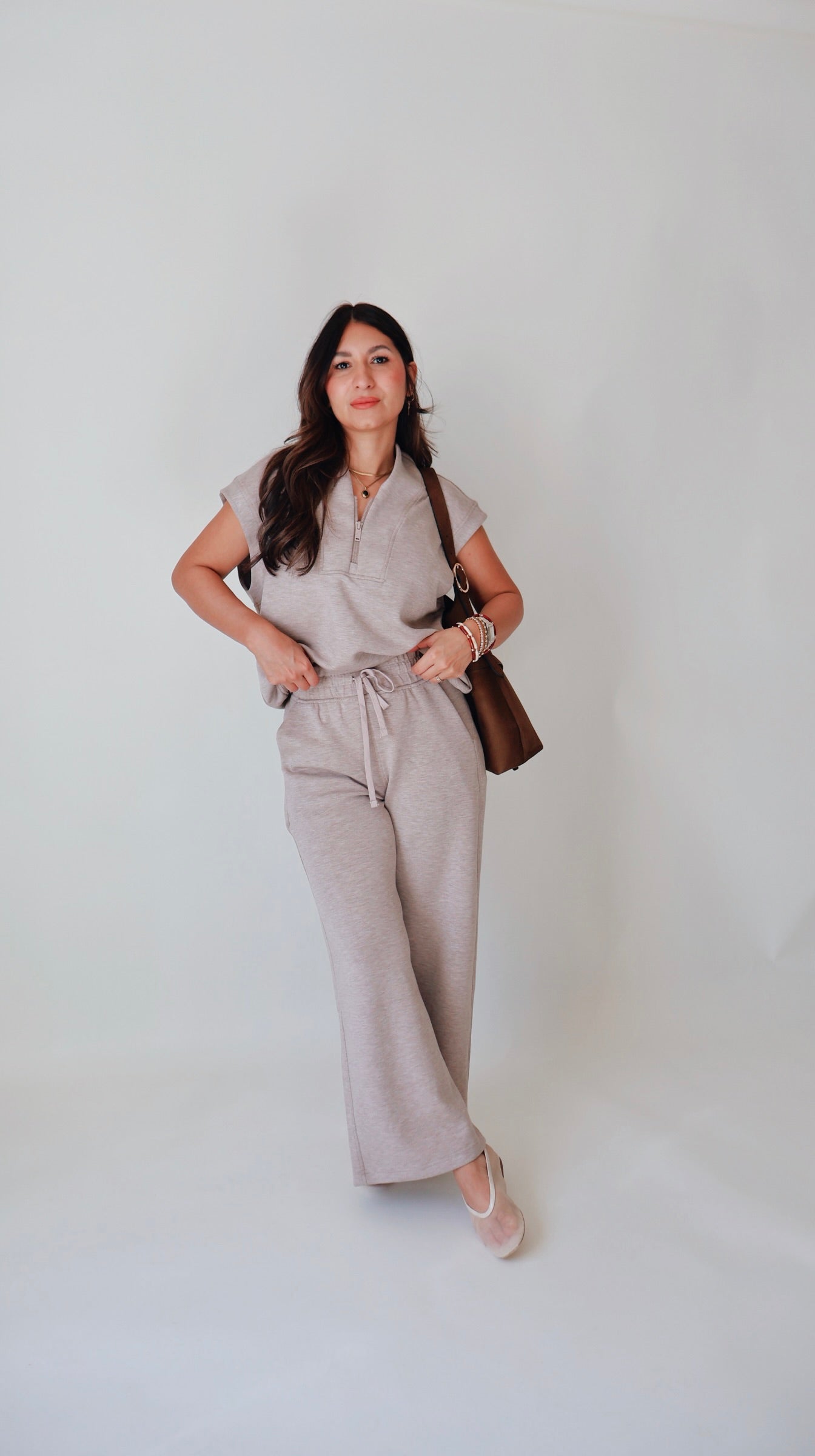 Mocha Wide Leg Pants