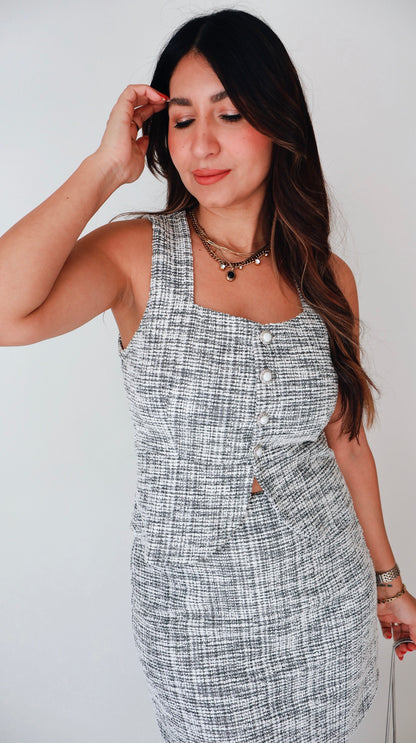 Tweed Gray Vest