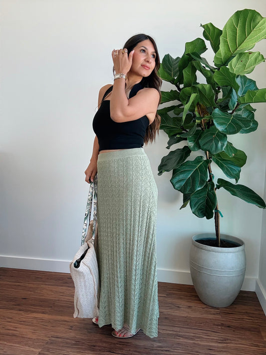 Kiwi Crochet Skirt