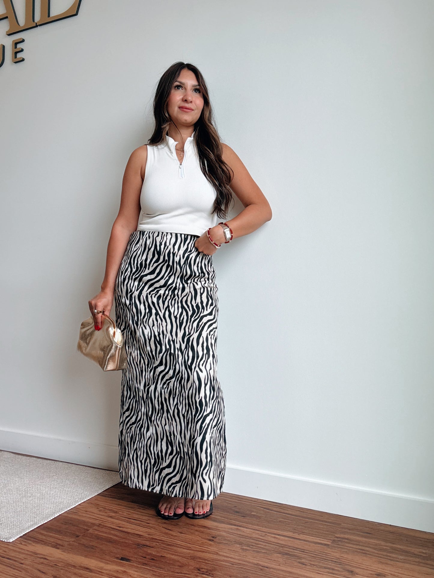 Zoe Zebra Skirt