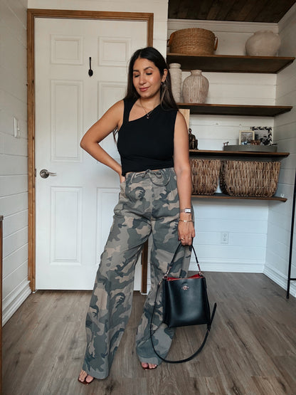Black Asymmetrical Top