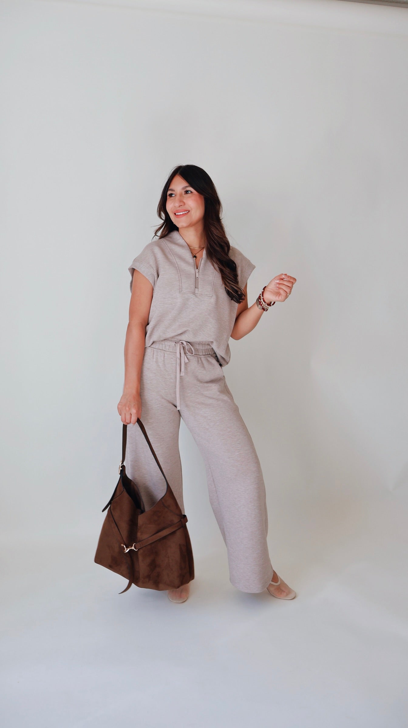 Mocha Wide Leg Pants