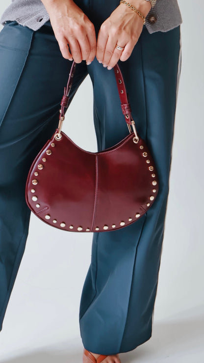 Nova Burgandy Crossbody