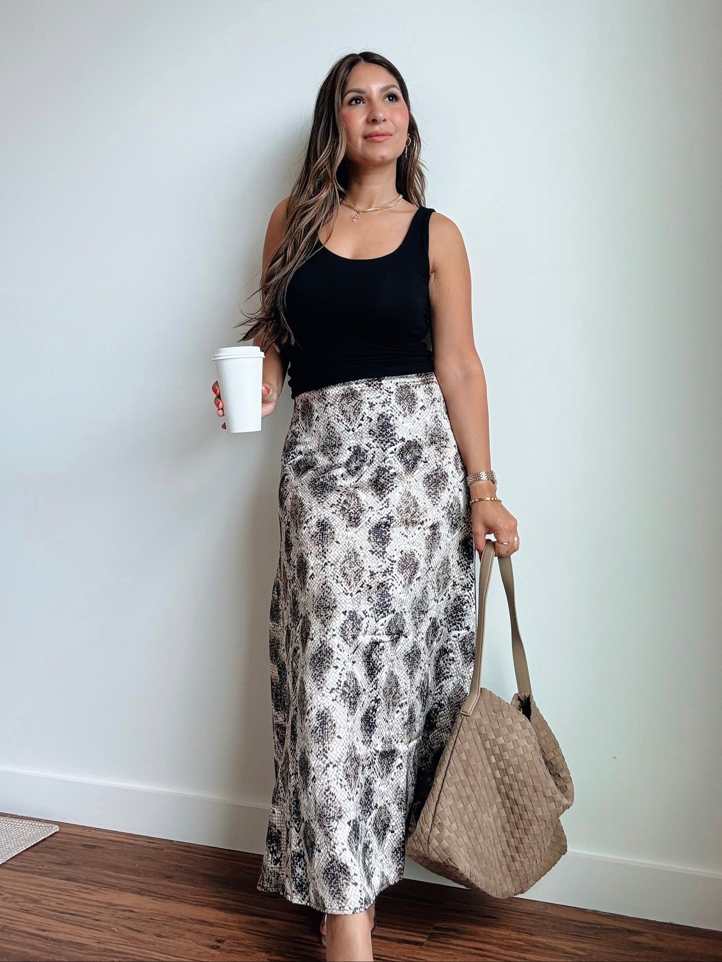 Python Maxi Skirt