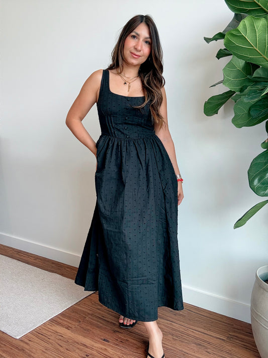 Ginni Black Bustier Dress