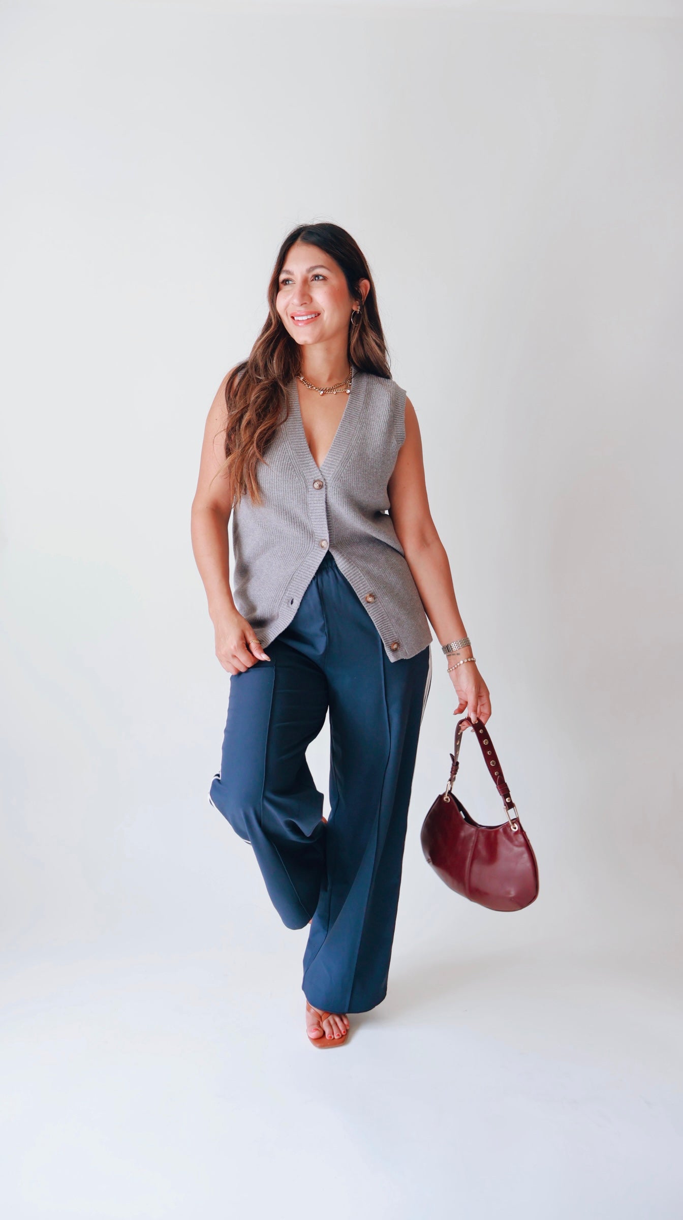 Heather Gray Sweater Vest