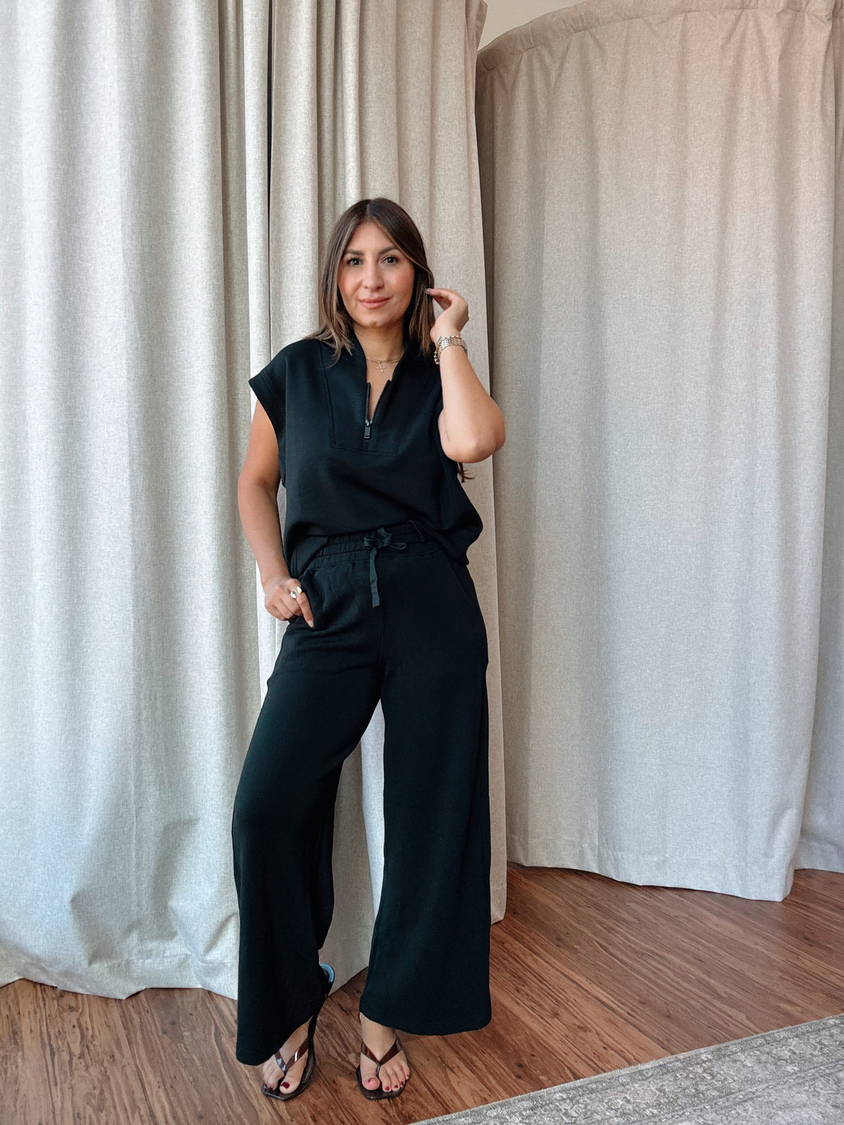 Black Scuba Pants