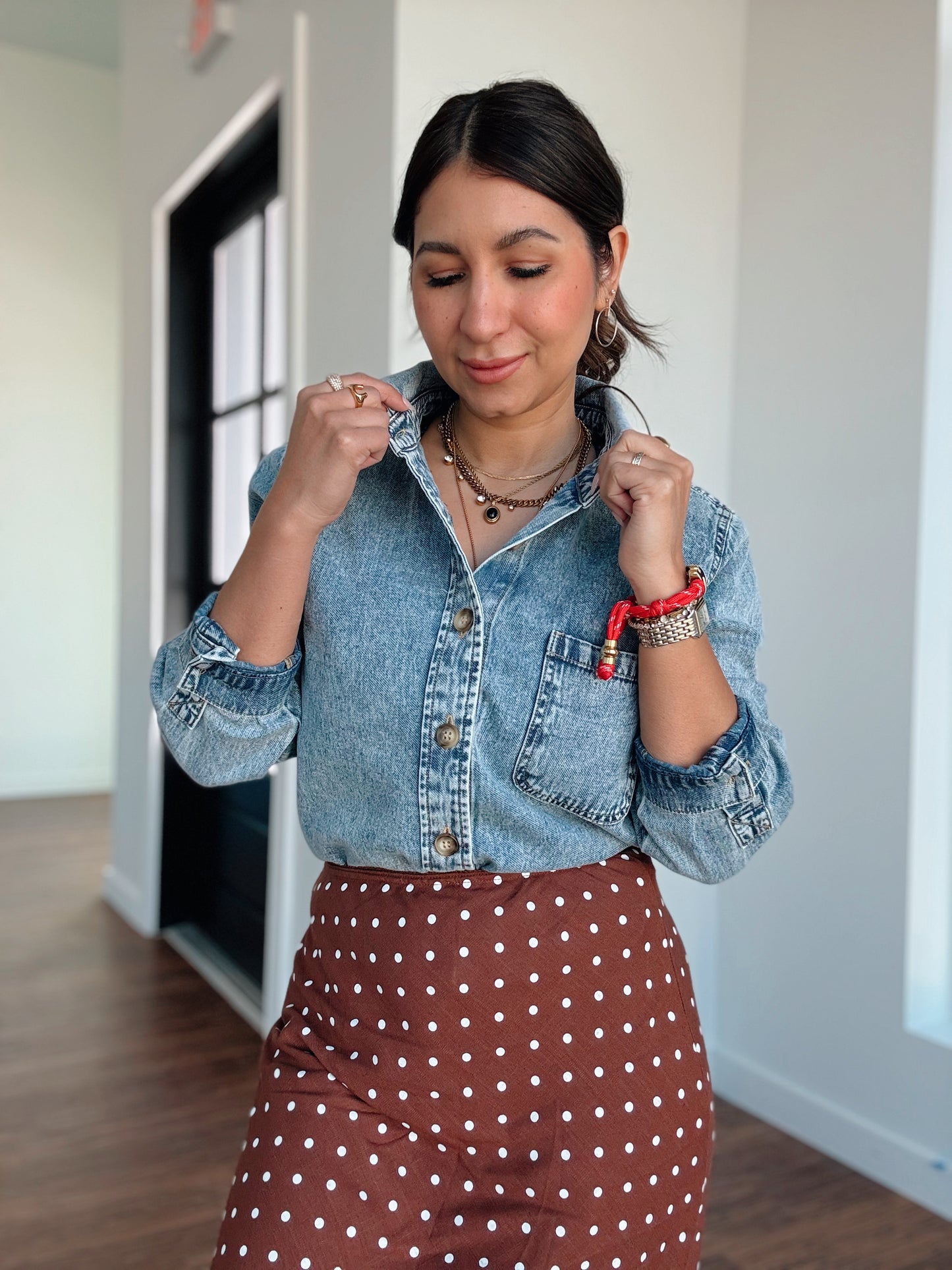 Charlotte Boxy Denim Shirt