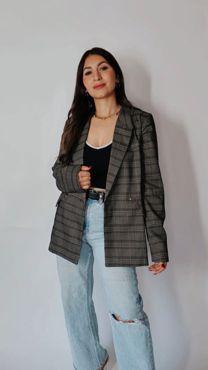 Jules Plaid Blazer