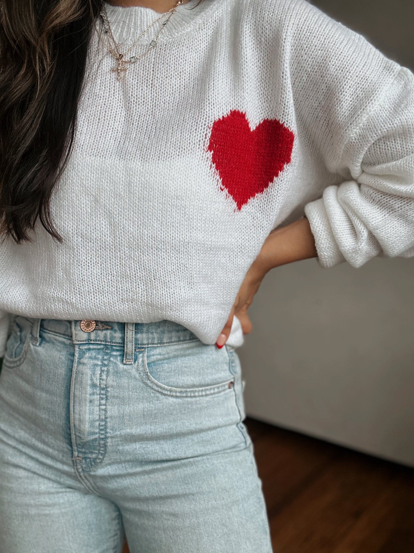 Pocket Heart Sweater