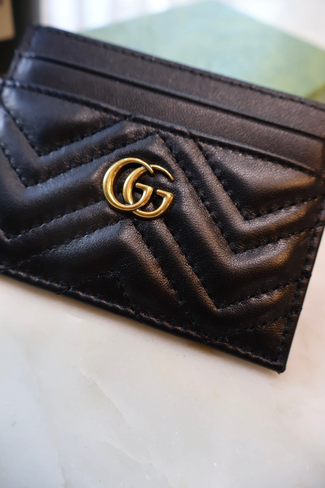 GG Black Card Wallet