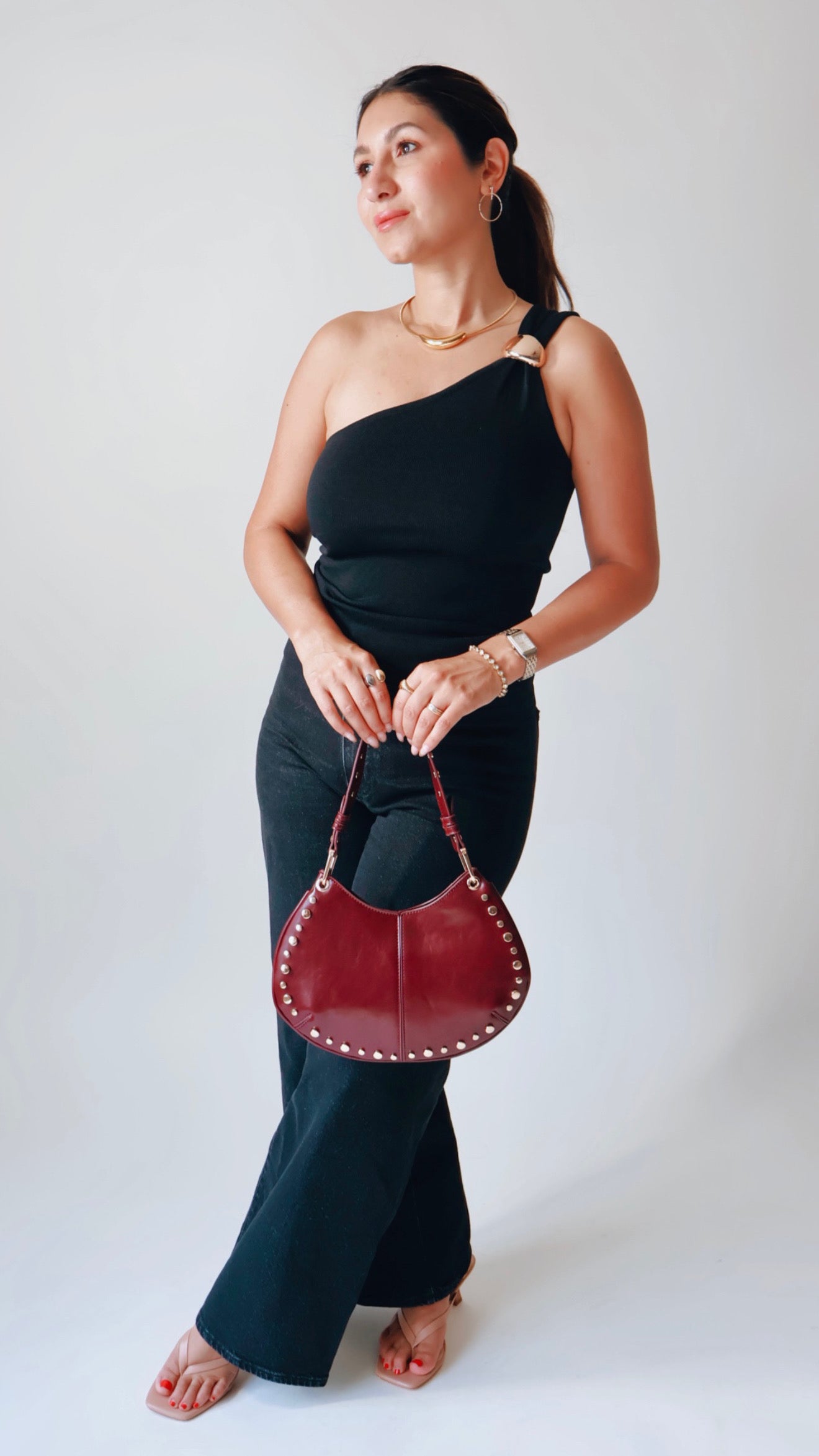 Nova Burgandy Crossbody