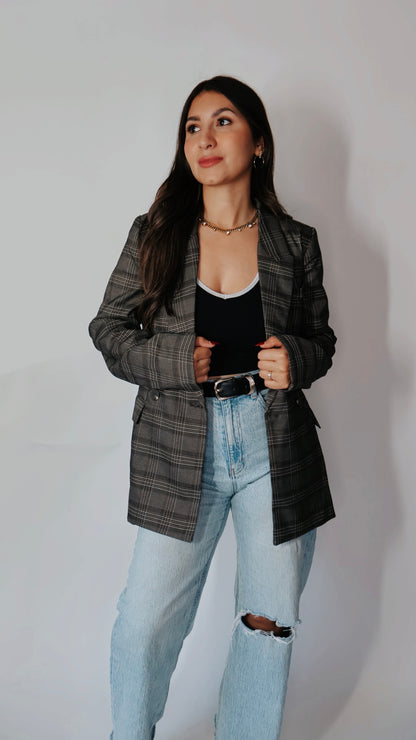 Jules Plaid Blazer