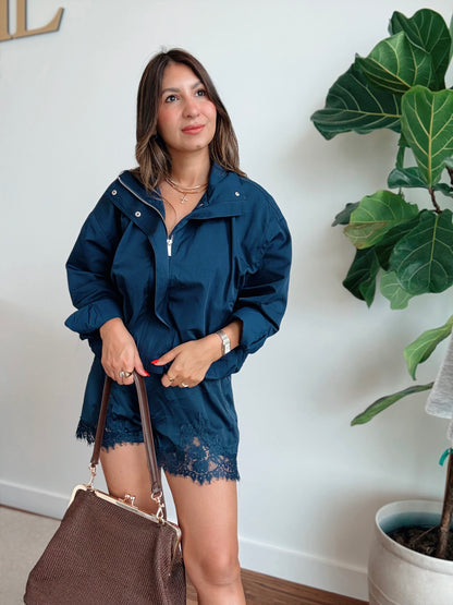 Navy Bomber Jacket
