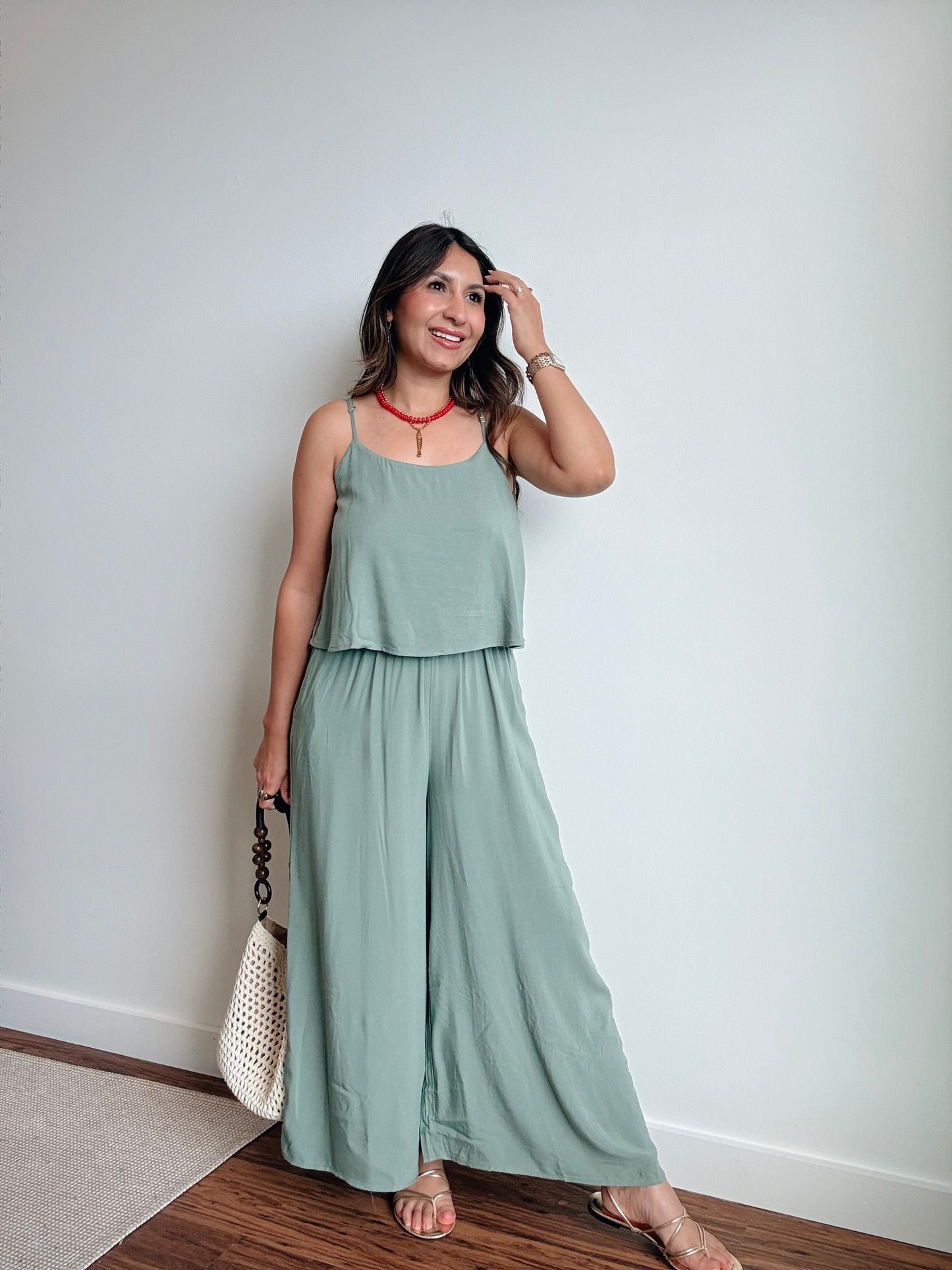Sage Summer Jumpsuit