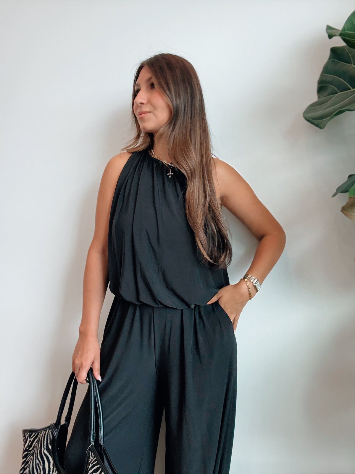 Bubble Hem Sleeveless Top