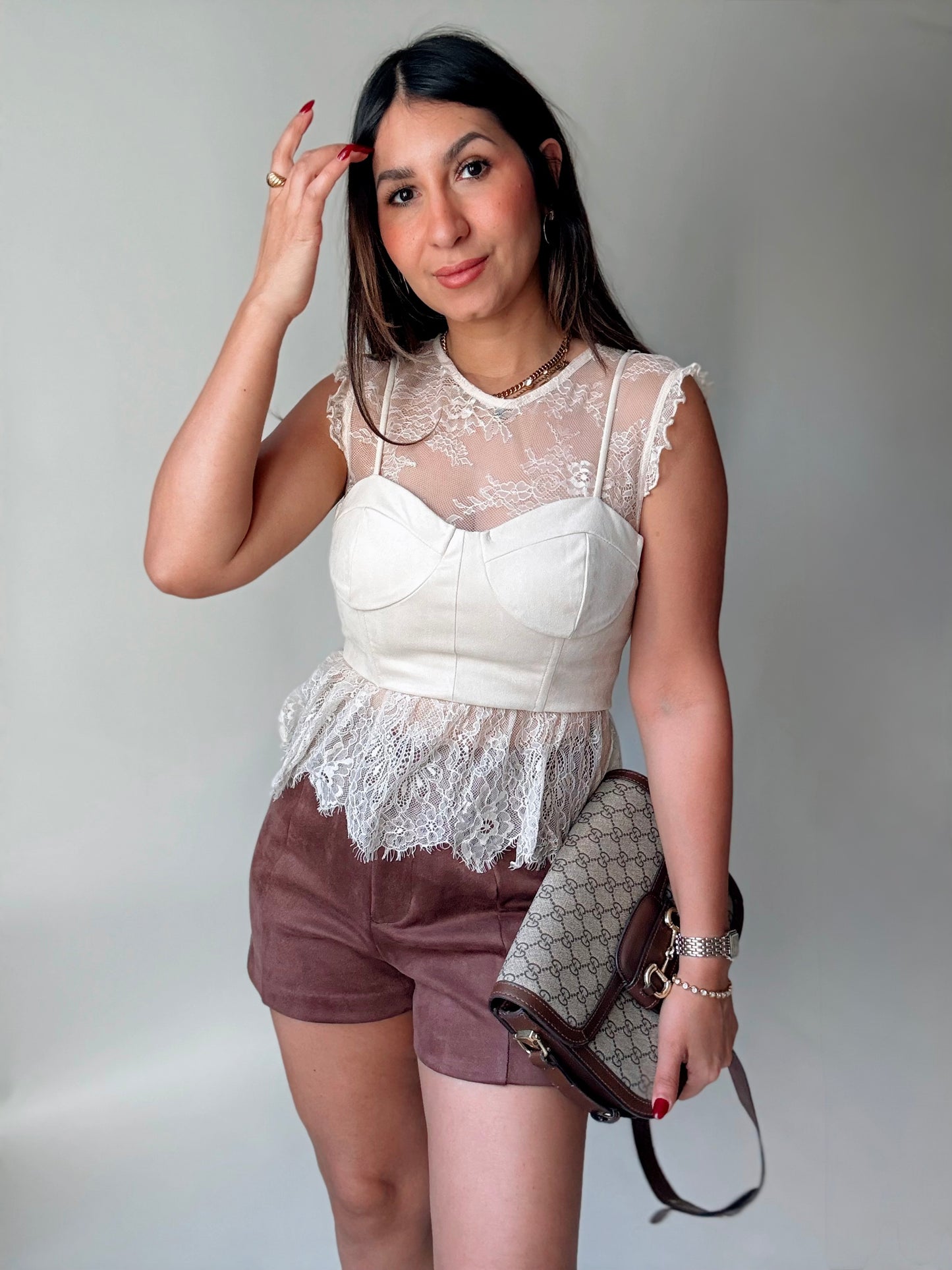 Soft Lace Corset Top