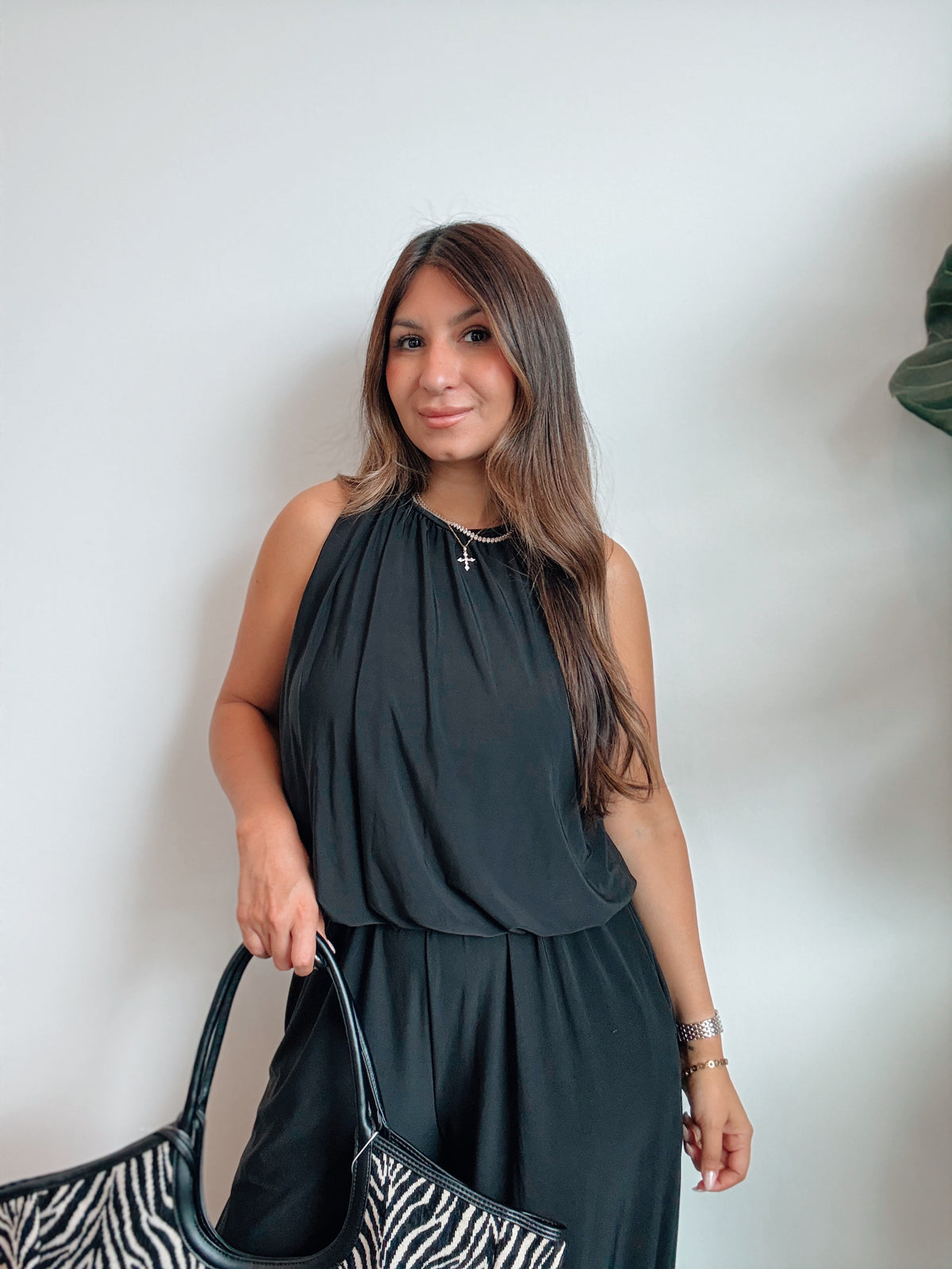 Bubble Hem Sleeveless Top