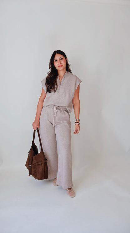 Mocha Wide Leg Pants