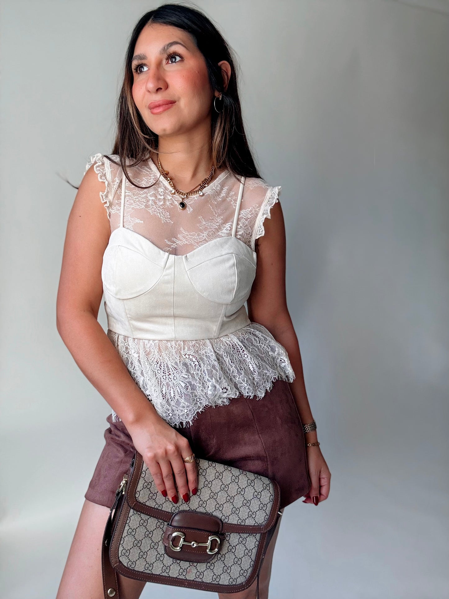 Soft Lace Corset Top