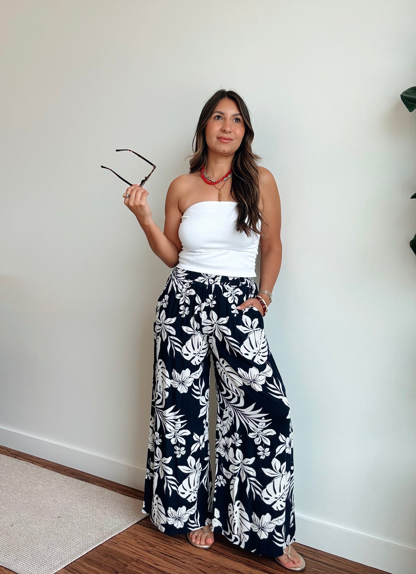 Los Palmas Smocked Pants