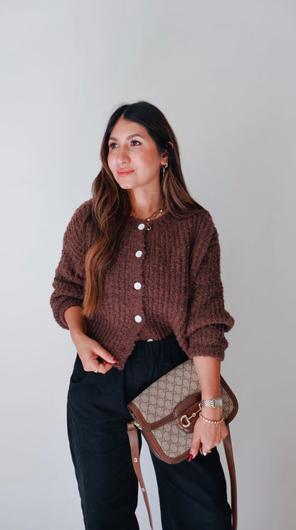 Fluffy Coco Cardigan Sweater