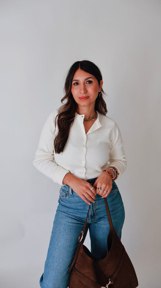 Original Soft White Cardigan
