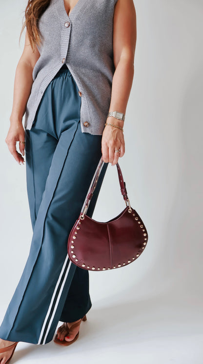 Nova Burgandy Crossbody