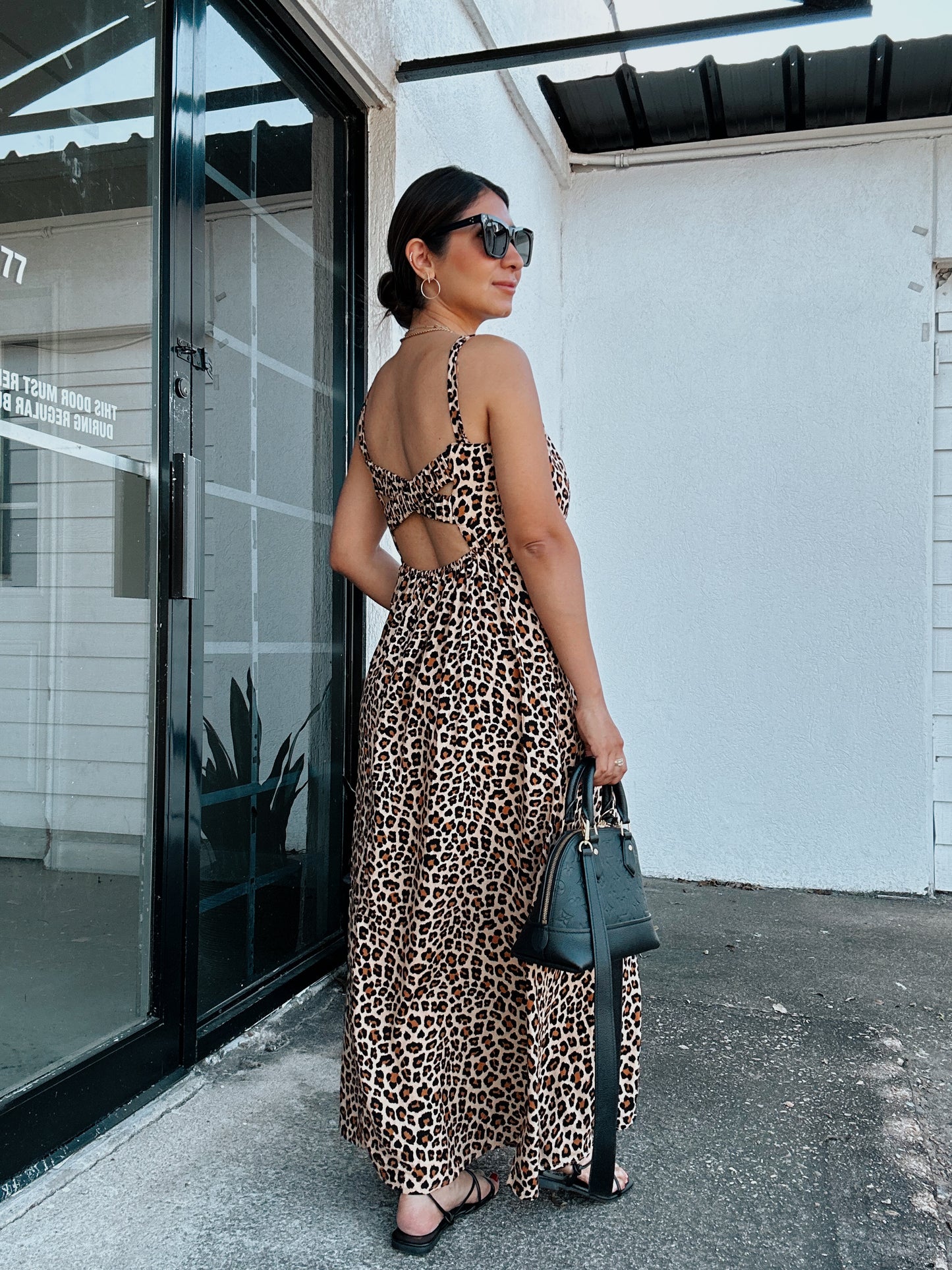 Purrfect Leopard Maxi Dress